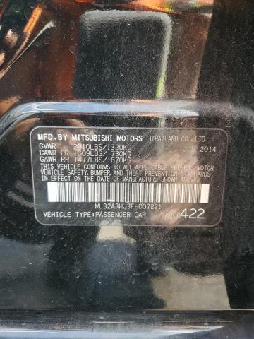 2015 MITSUBISHI MIRAGE DE ML32A3HJ3FH007221