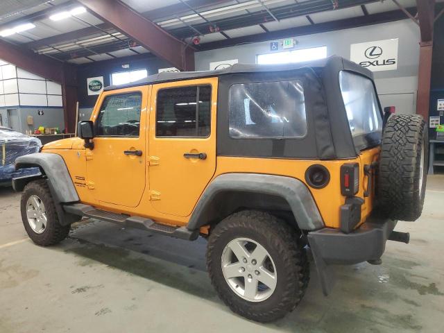 JEEP WRANGLER U 2012 yellow 4dr spor flexible fuel 1C4BJWDG1CL131876 photo #3
