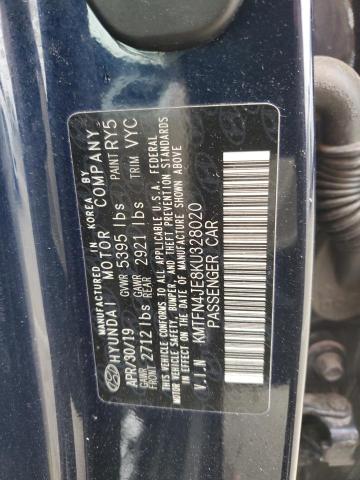 2019 GENESIS G80 BASE KMTFN4JE8KU328020