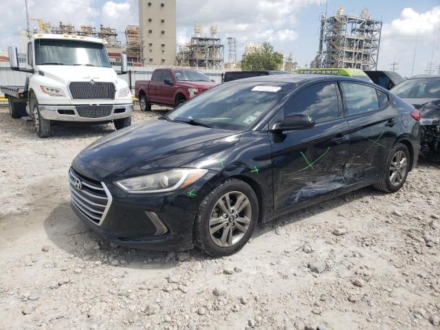 HYUNDAI ELANTRA SE 2018 black  gas 5NPD84LF4JH277059 photo #1