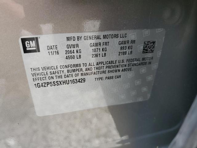2017 BUICK LACROSSE E 1G4ZP5SSXHU163429