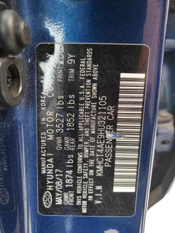 2017 HYUNDAI ACCENT SE - KMHCT4AE9HU321105