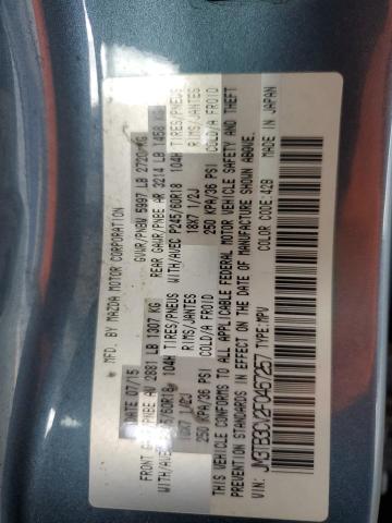 2015 MAZDA CX-9 TOURI JM3TB3CV2F0467257