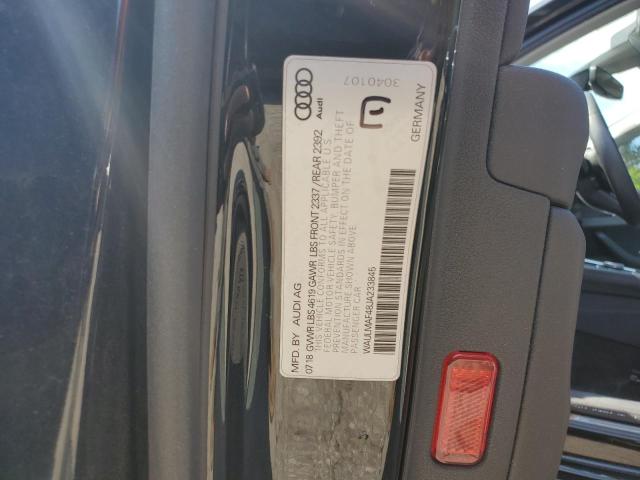 2018 AUDI A4 PREMIUM - WAULMAF48JA233845