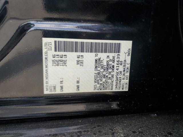 2016 NISSAN MAXIMA 3.5 - 1N4AA6AP5GC416639