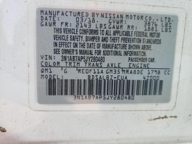2018 NISSAN SENTRA S - 3N1AB7AP5JY280480