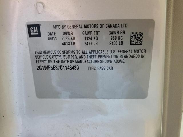 2012 CHEVROLET IMPALA LS - 2G1WF5E37C1143439
