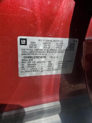 2017 GMC ACADIA DEN 1GKKNXLS7HZ142793