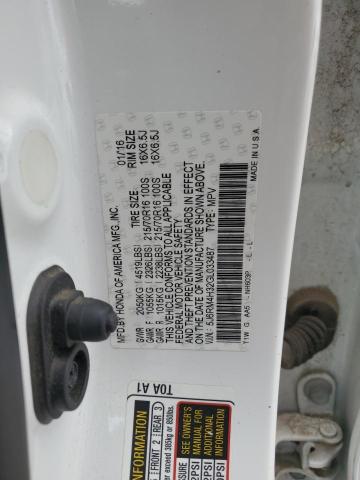2016 HONDA CR-V LX 5J6RM4H32GL033487