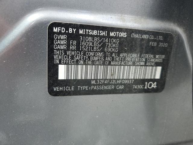2020 MITSUBISHI MIRAGE G4 - ML32F4FJ2LHF09937