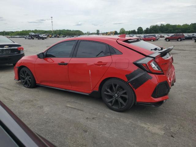 Vin: shhfk7h44hu410624, lot: 57969815, honda civic sport 20172