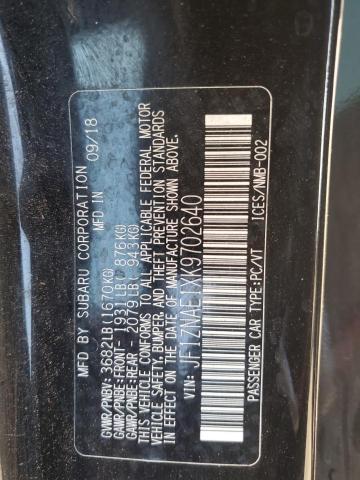 2019 TOYOTA 86 GT JF1ZNAE1XK9702640