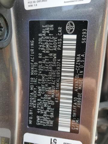 2020 TOYOTA CAMRY LE - 4T1L11AK4LU859374
