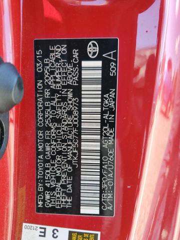 2015 TOYOTA SCION TC JTKJF5C77FJ008973