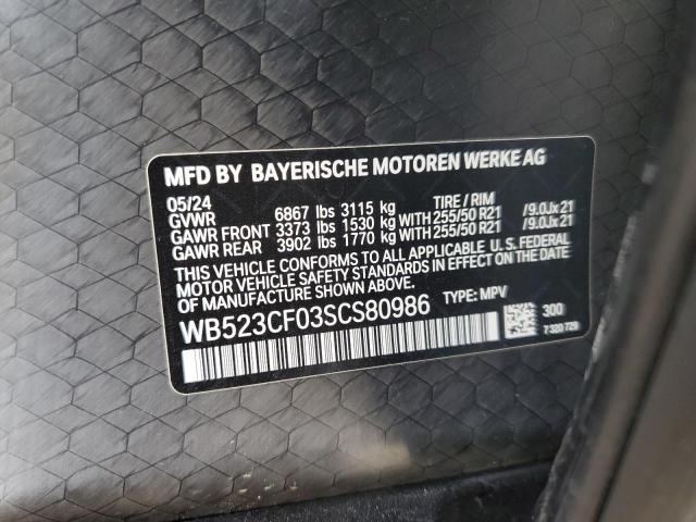 2025 BMW IX XDRIVE5 WB523CF03SCS80986