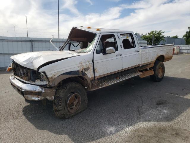FORD F350 1997 white  diesel 1FTJW36F3VEA94191 photo #1
