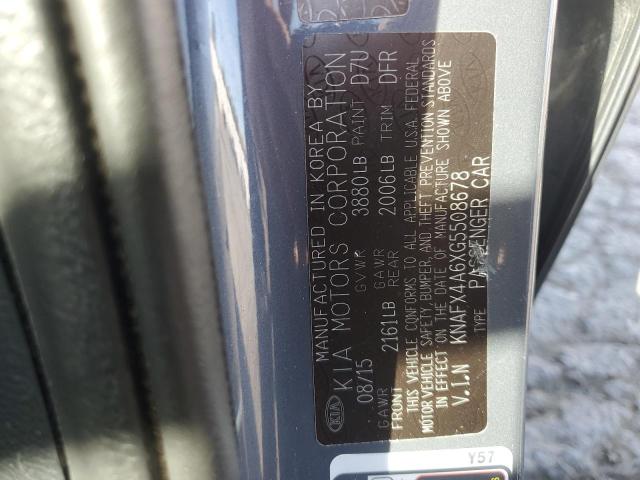 2016 KIA FORTE LX - KNAFX4A6XG5508678