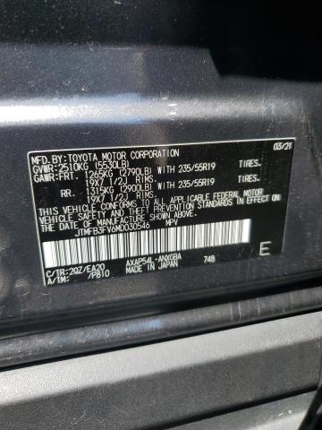 2021 TOYOTA RAV4 PRIME - JTMFB3FV6MD030546