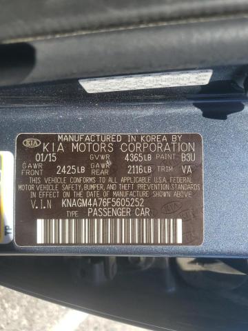 2015 KIA OPTIMA LX KNAGM4A76F5605252