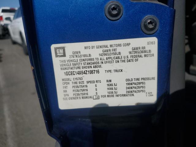 2004 CHEVROLET SILVERADO #3234763384