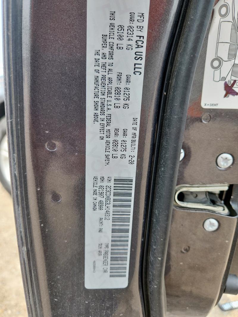 2020 DODGE CHARGER SX - 2C3CDXBG3LH140312