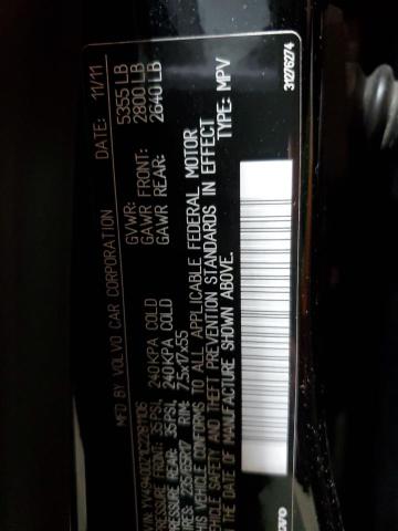 2012 VOLVO XC60 3.2 - YV4940DZ1C2281106