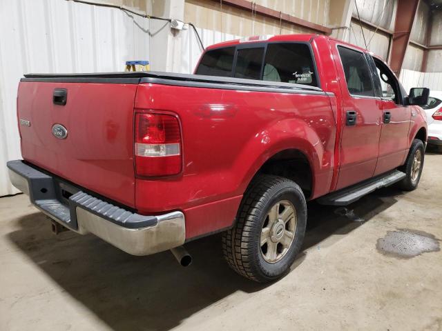 FORD F150 SUPER 2004 red crew pic gas 1FTRW14W04KB68404 photo #4