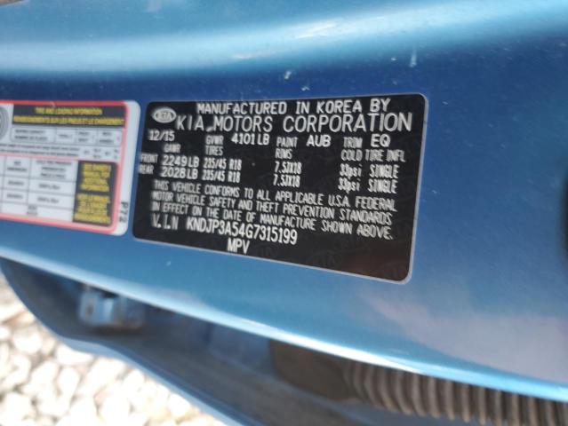 2016 KIA SOUL + KNDJP3A54G7315199