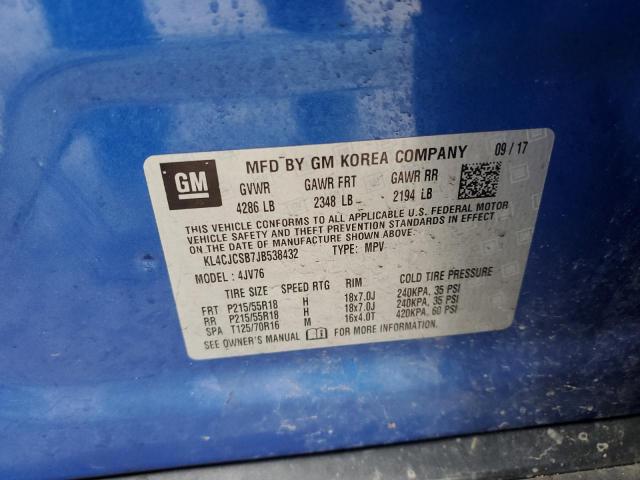 2018 BUICK ENCORE ESS KL4CJCSB7JB538432
