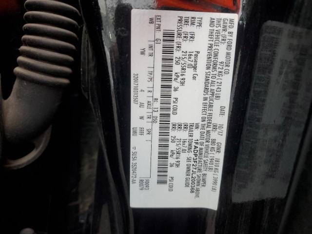 2018 FORD FOCUS SE - 1FADP3F27JL200368