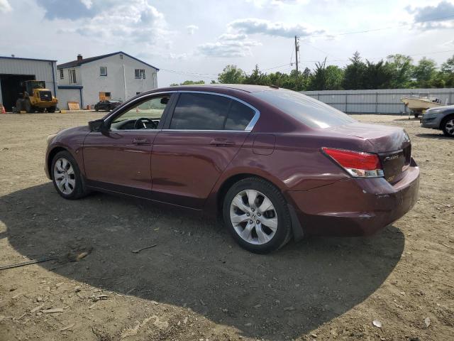 HONDA ACCORD EXL 2009 burgundy  gas 1HGCP268X9A036398 photo #3