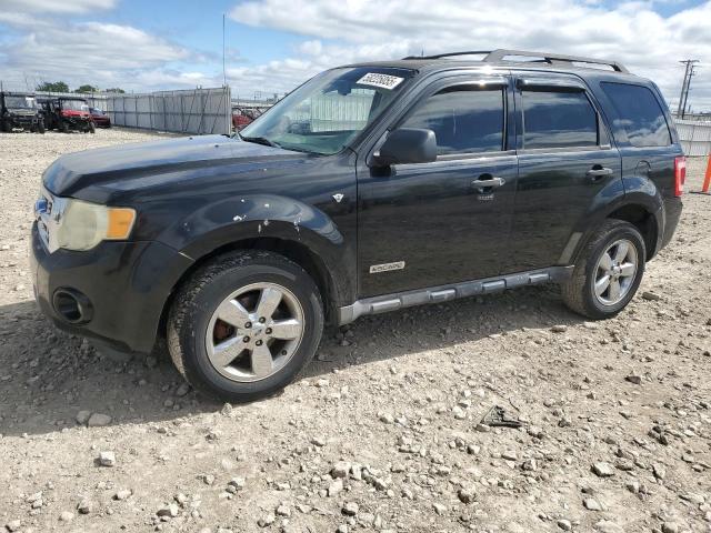 FORD ESCAPE XLT 2008 black 4dr spor gas 1FMCU031X8KB43331 photo #1