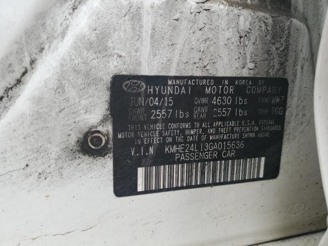 2016 HYUNDAI SONATA HYB KMHE24L13GA015636