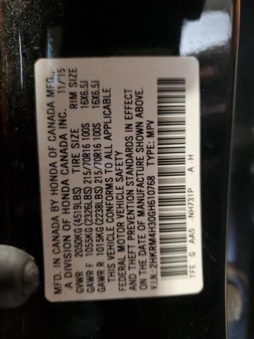 2016 HONDA CR-V LX 2HKRM4H30GH610768