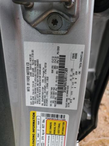 2018 FORD FUSION SE - 3FA6P0H70JR117589