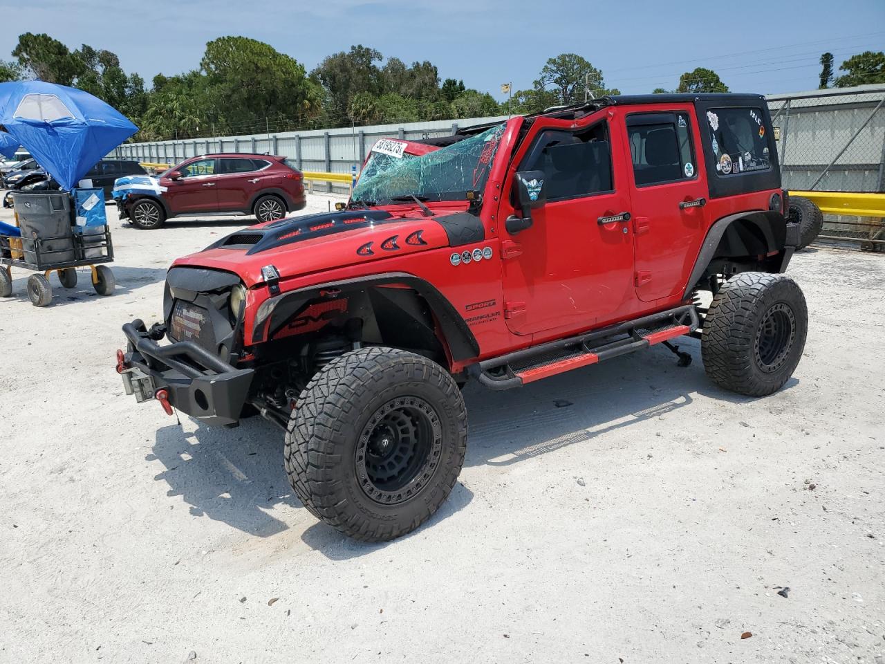 Lot #3163854319 2015 JEEP WRANGLER U
