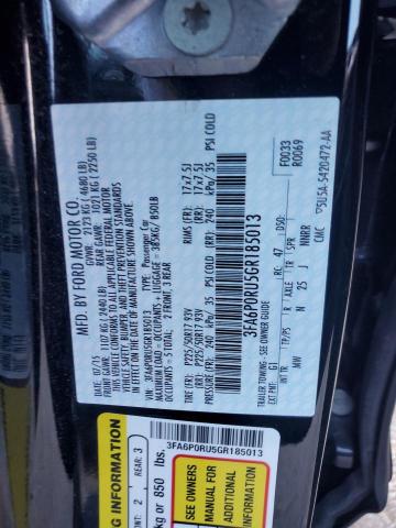 2016 FORD FUSION TIT - 3FA6P0RU5GR185013