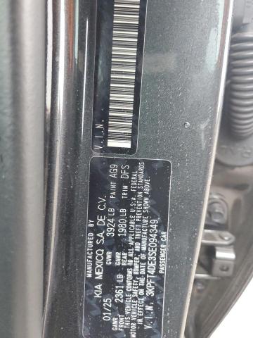 2025 KIA K4 LX 3KPFT4DE3SE094349