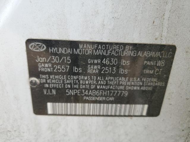 2015 HYUNDAI SONATA SPO 5NPE34AB6FH177779