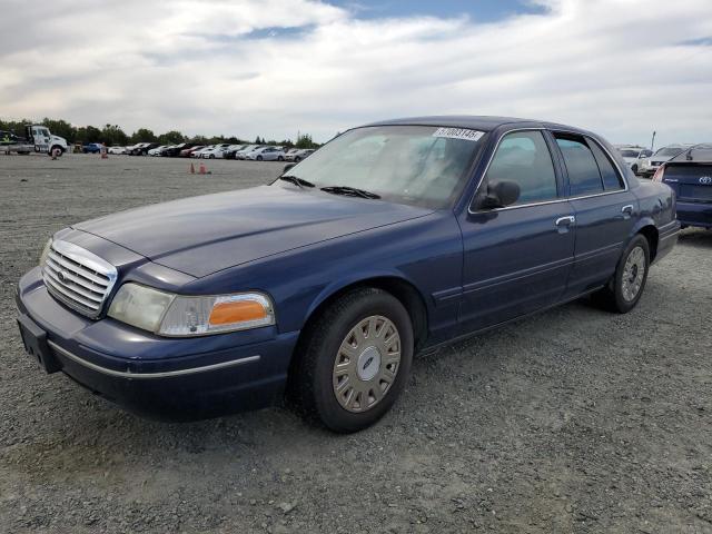 FORD CROWN VICT 2004 blue  gas 2FAFP71W54X185452 photo #1