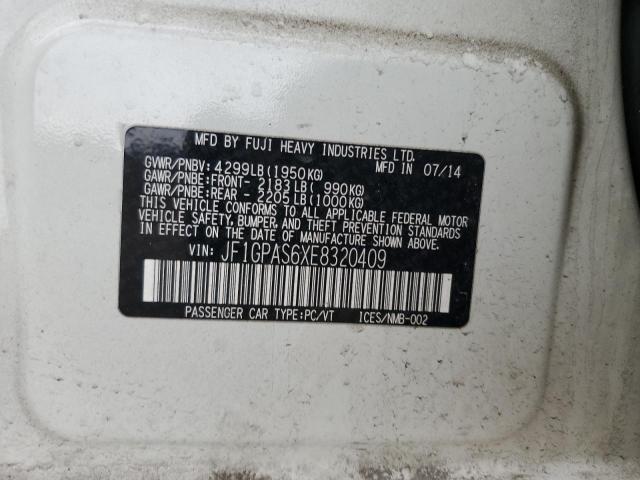 2014 SUBARU IMPREZA SP - JF1GPAS6XE8320409