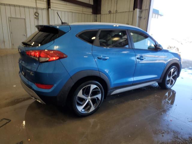 HYUNDAI TUCSON LIM 2017 blue  gas KM8J3CA26HU507319 photo #4