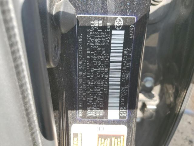 2022 TOYOTA AVALON NIG 4T1EA1AB0NU012427
