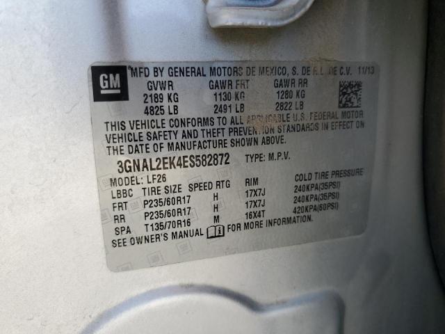 2014 CHEVROLET CAPTIVA LS - 3GNAL2EK4ES582872