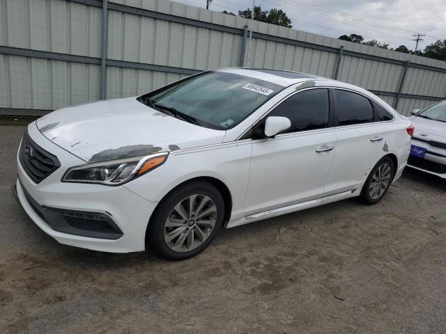 HYUNDAI SONATA SPO 2017 white  gas 5NPE34AF1HH495671 photo #1