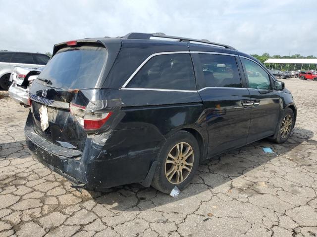 HONDA ODYSSEY EX 2012 black  gas 5FNRL5H63CB025470 photo #4
