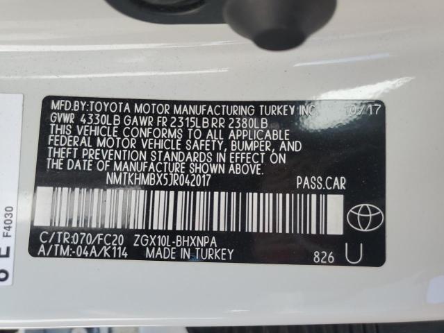 2018 TOYOTA C-HR XLE - NMTKHMBX5JR042017