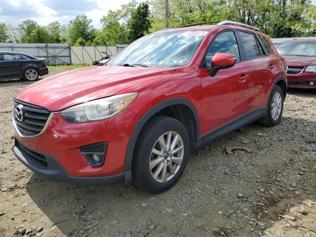 MAZDA CX-5 TOURI 2016 red 4dr spor gas JM3KE4CY4G0609080 photo #1