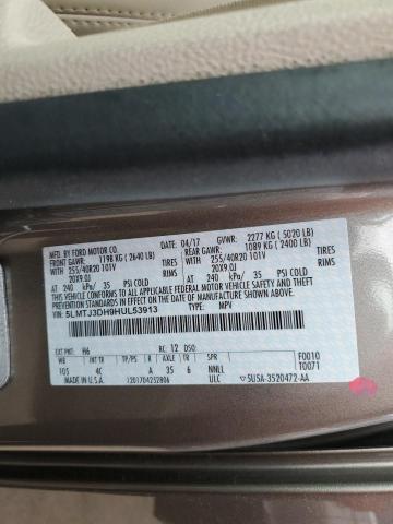 2017 LINCOLN MKC RESERV 5LMTJ3DH9HUL53913