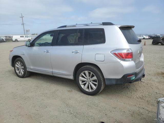 Vin: jtedc3eh0d2016679, lot: 55350055, toyota highlander hybrid limited 20132
